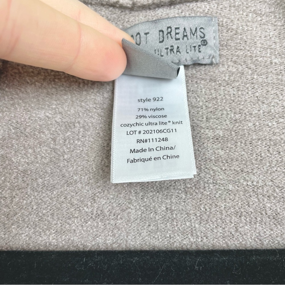 Barefoot Dreams Women's One Size Taupe Shrug Cardigan Cozy Chic Light Loungewear - Picture 4 of 15